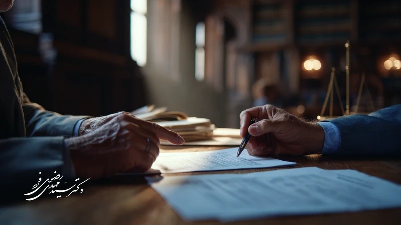 بررسی و امضای اسناد حقوقی در فضای پرونده کیفری؛ لحظه تلاقی روایت، تعهد و تصمیم حقوقی پیش از دفاع
