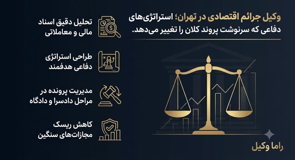 وکیل جرایم اقتصادی در تهران